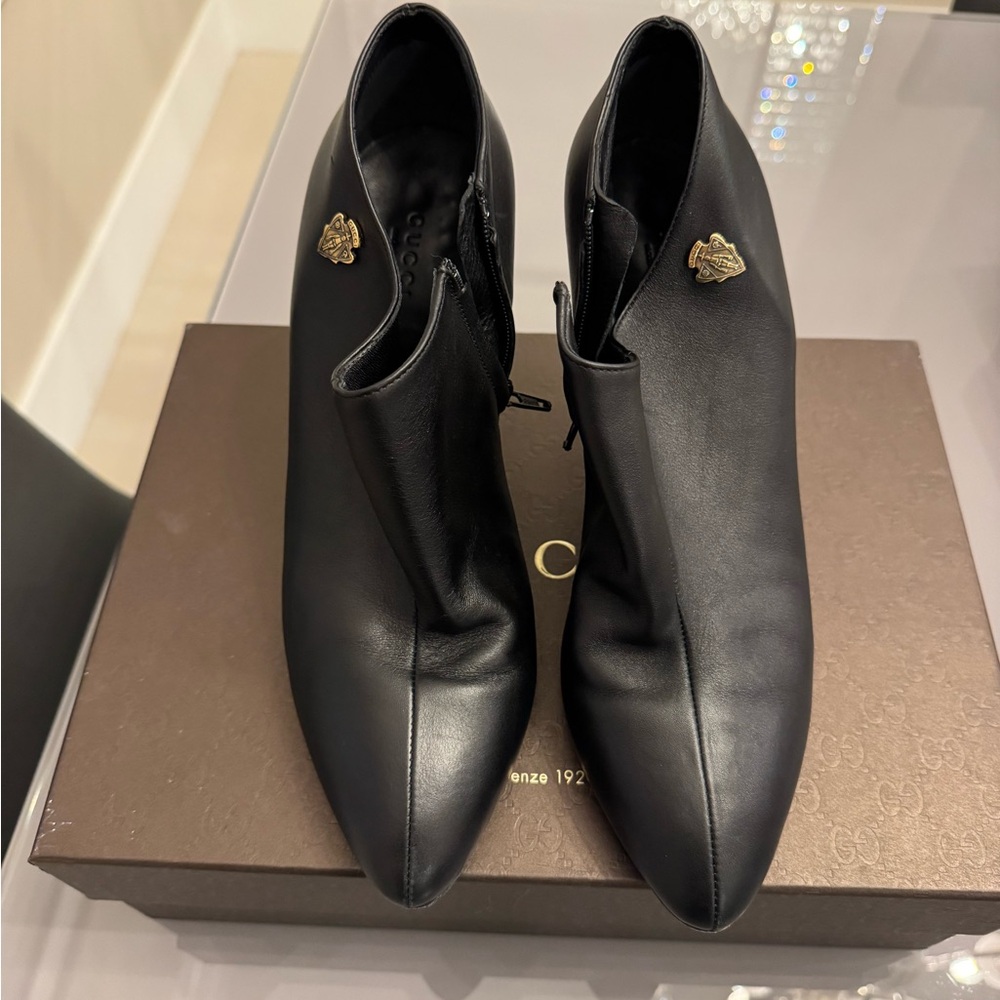 GUCCI kitten heel boots